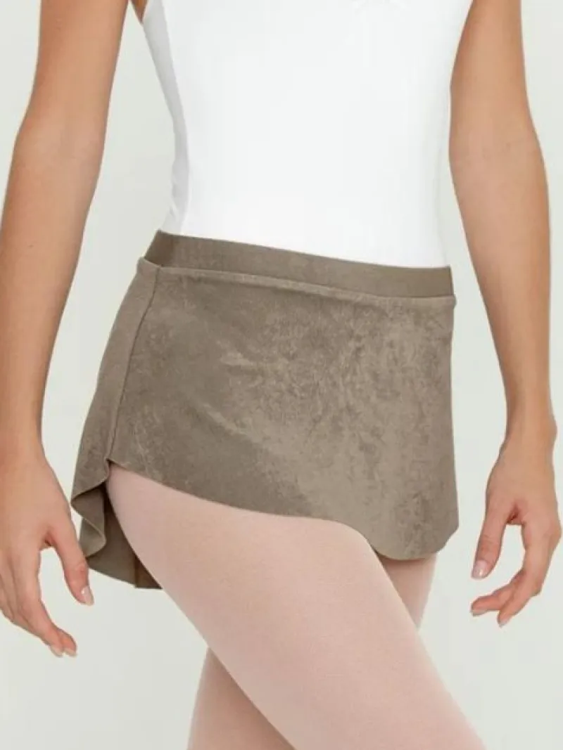 Dame Dansebutikken Skørter Til Skøjteløb|Ballet Underdele Damer-Kaffefarvet pull on skørt fra Bullet Pointe