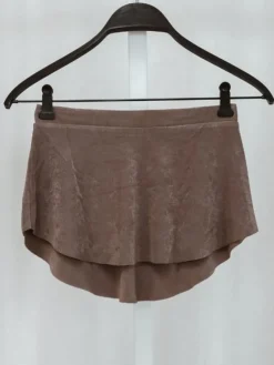 Dame Dansebutikken Skørter Til Skøjteløb|Ballet Underdele Damer-Kaffefarvet pull on skørt fra Bullet Pointe