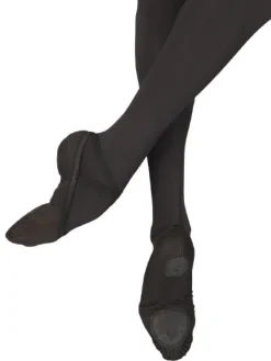 Dansebutikken Balletsko Bløde-Kanvas sort softballetsko/springsko Wear Moi