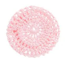 Dansebutikken Gymnastik Hårtilbehør|Hårtilbehør Til Ballet-Katz dance hårnet i hæklet strik rosa