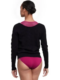 Dame Dansebutikken Dragter Damer-Lang bomuldsstrik fra Bloch - sort