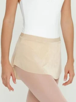 Dame Dansebutikken Skørter Til Skøjteløb|Ballet Underdele Damer-Lattefarvet pull on skørt fra Bullet Pointe