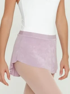 Dame Dansebutikken Skørter Til Skøjteløb|Ballet Underdele Damer-Lavendelfarvet pull on skørt fra Bullet Pointe