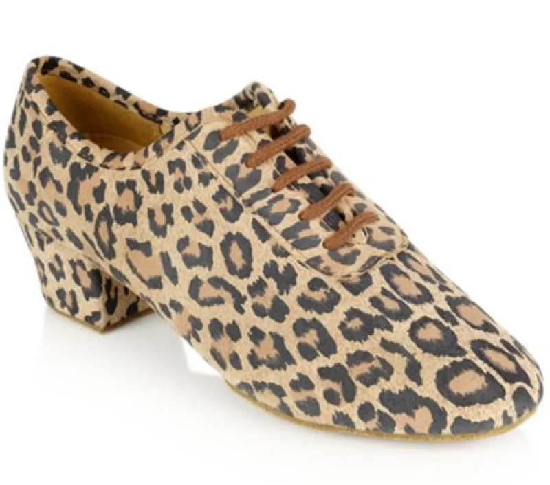 Dame Dansebutikken Træningssko Damer|Social Dansesko-Leopard dansesko træning Ray Rose