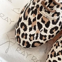 Dame Dansebutikken Træningssko Damer|Social Dansesko-Leopard dansesko træning Ray Rose