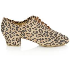 Dame Dansebutikken Træningssko Damer|Social Dansesko-Leopard dansesko træning Ray Rose