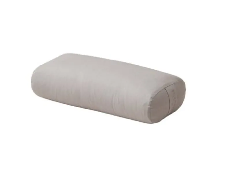 Dansebutikken Andet Til Yoga-Lille yoga bolster til meditation i lysegrå - Moonchild