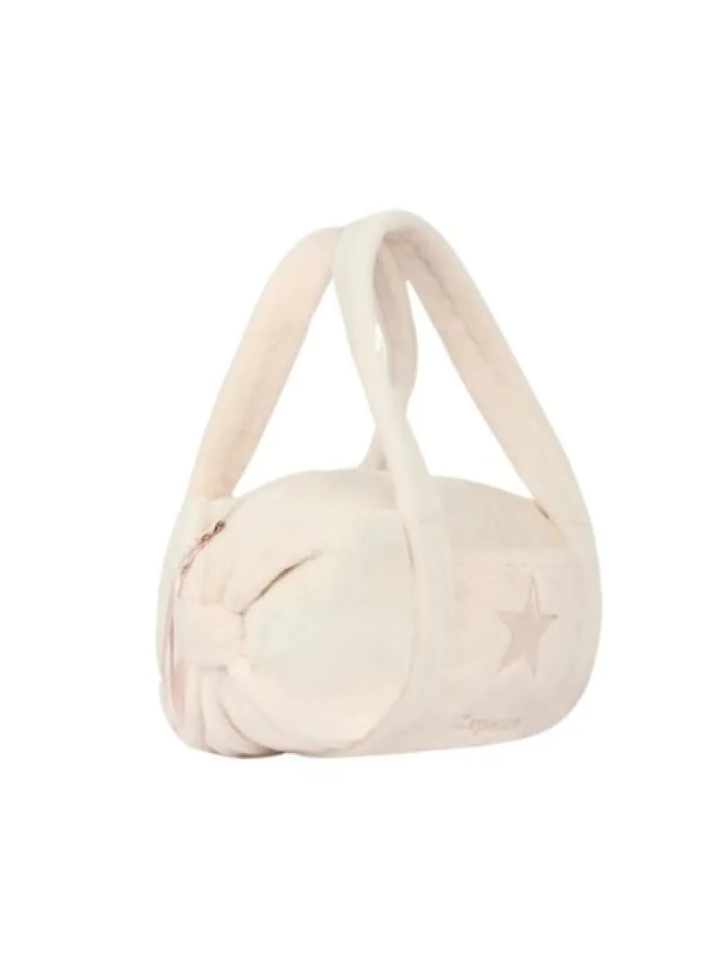 Dansebutikken Andet Til Ballet|Dansetasker-Lyserød plyspels taske fra Repetto