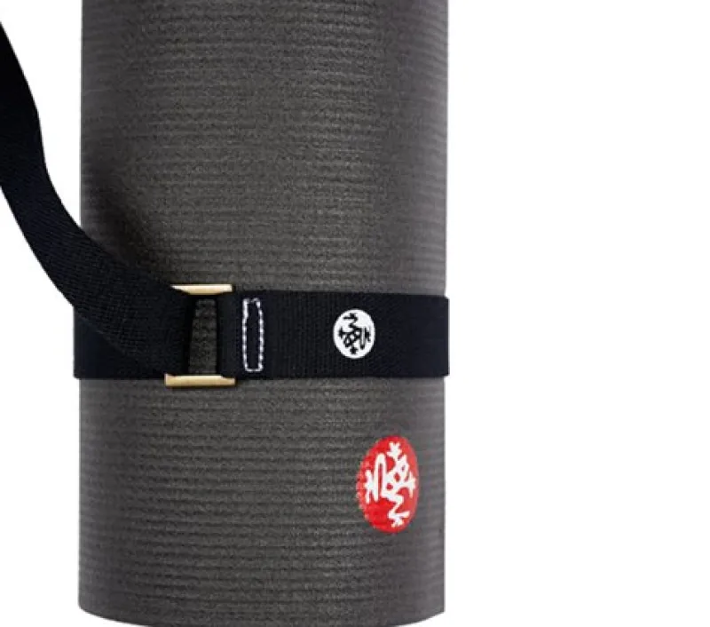 Dansebutikken Tasker Til Yoga-Manduka sort bærestrop til yogamåtter