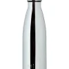 Dansebutikken Andet Til Yoga|Andet Til Gymnastik-Miin drikkeflaske 500ml - blank sølv look