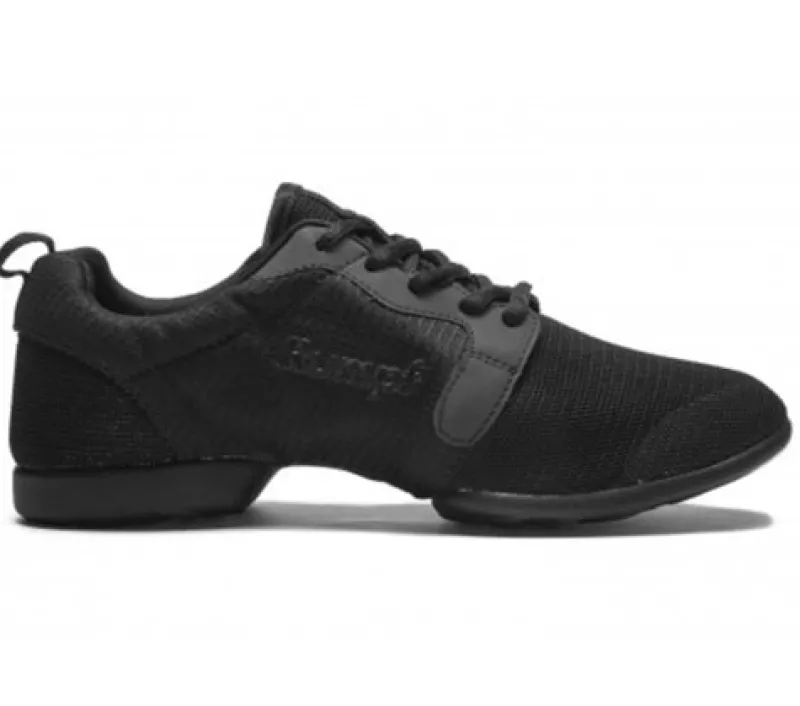 Dame Dansebutikken Sneakers Børn|Salsasko Damer-MOJO sort Rumpf sneaker til alt slags dans