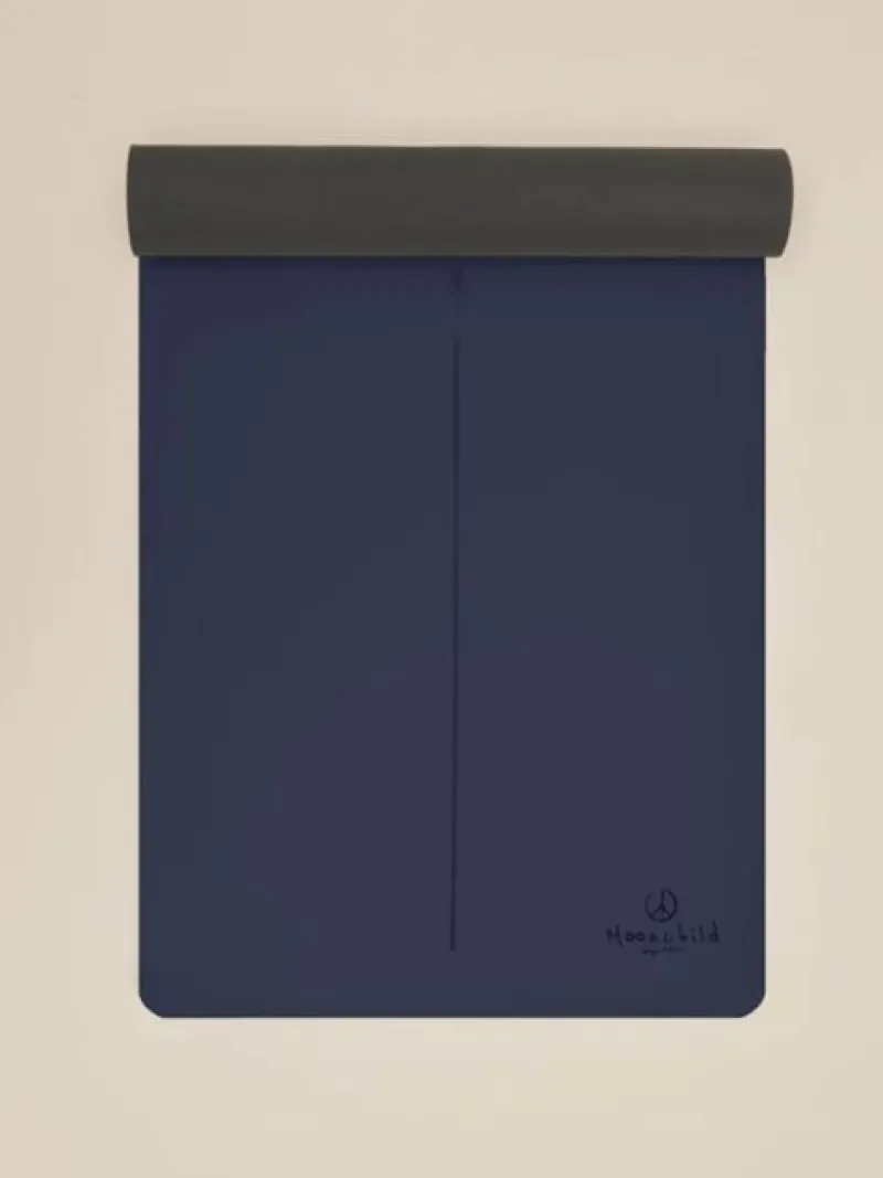 Dansebutikken Måtter Til Yoga-Moonchild mørkeblå lækker måtte til yoga