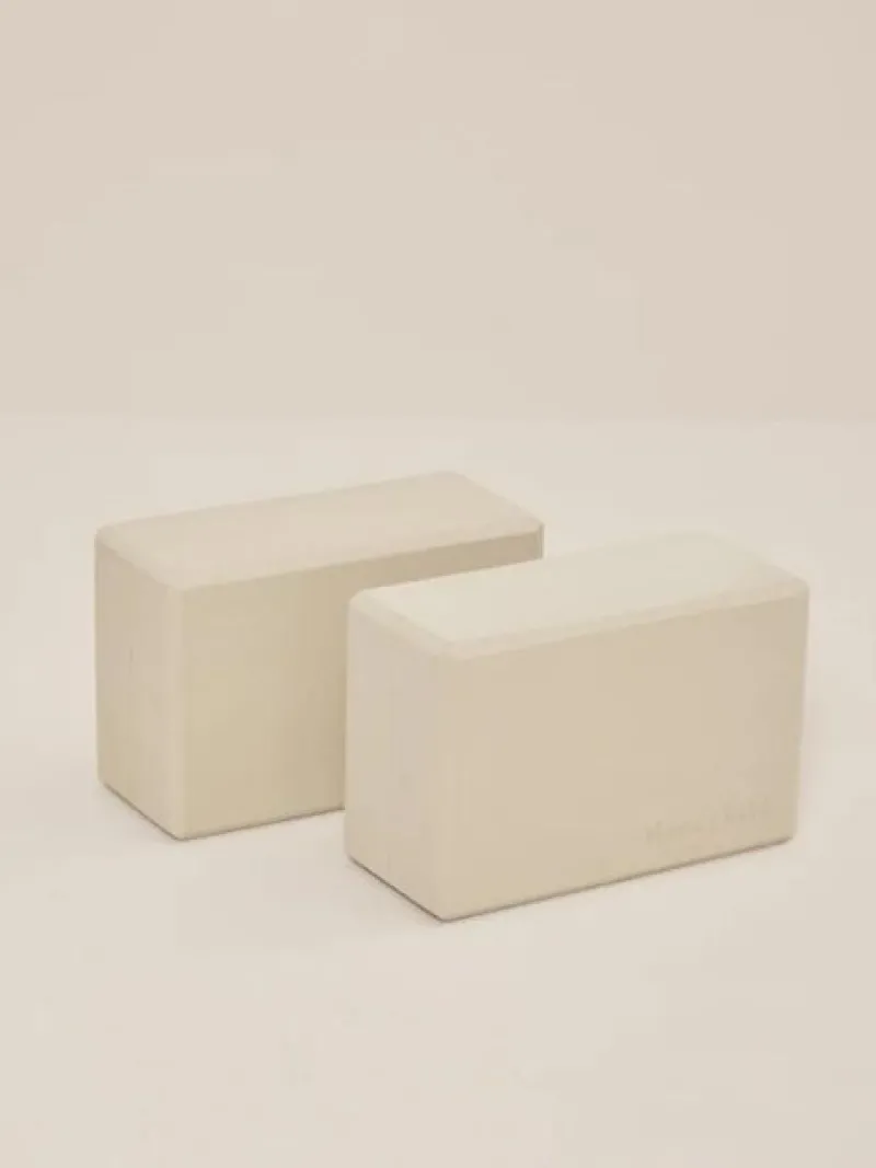 Dansebutikken Andet Til Yoga-Moonchild sandfarvet yoga blok