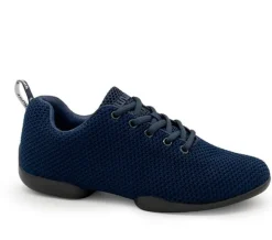 Dame Dansebutikken Salsasko Damer|Swingsko Damer-Mørkeblå sneaker åndbar strik til damer - Suny