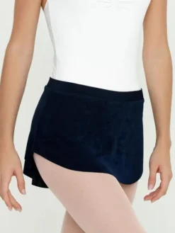 Dame Dansebutikken Skørter Til Skøjteløb|Ballet Underdele Damer-Mørkeblåt pull on skørt fra Bullet Pointe