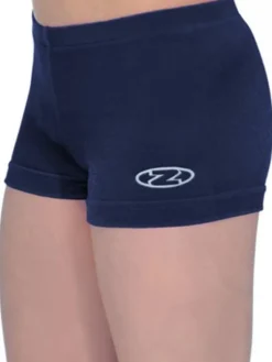 Dansebutikken Underdele Piger-Navy basic velour shorts til piger gym The zone