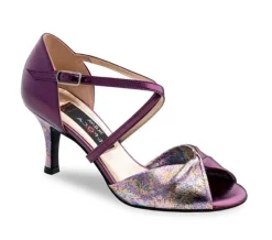 Dame Dansebutikken Salsasko Damer|Tangosko Damer-Nueva Epoca smuk dansesko 7 cm hæl - Violeta