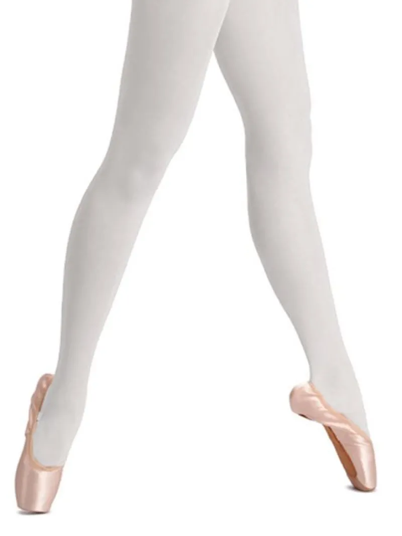 Dame Dansebutikken Strømpebukser Til Ballet|Ballet Trikot Børn-Pridance ballet tights hvid - 3 PAR DKK 120