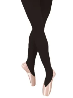 Dame Dansebutikken Strømpebukser Til Ballet|Ballet Trikot Børn-Pridance ballet tights sort - 3 PAR DKK 120