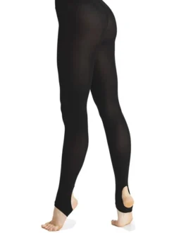 Dame Dansebutikken Strømpebukser Til Gymnastik|Strømpebukser Til Ballet-Pridance sort tights m. andefødder