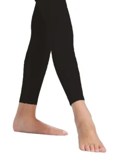 Børn Dansebutikken Strømpebukser Til Gymnastik|Strømpebukser Til Ballet-Pridance sorte tights uden fødder til børn - 3 PAR DKK 220