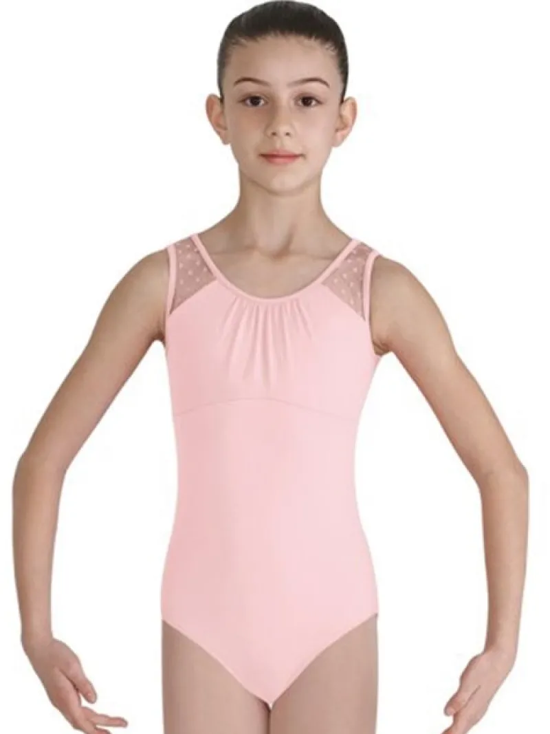 Børn Dansebutikken Balletdragter Børn-Rosa balletdragt til piger m. hjerte ryg Bloch
