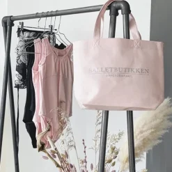 Børn Dansebutikken Balletdragter Børn-Rosa balletdragt til piger m. hjerte ryg Bloch