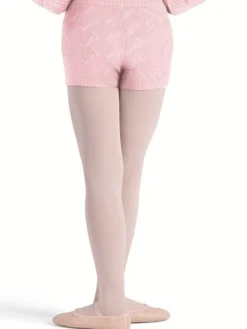 Børn Dansebutikken Ballet Underdele Børn-Rosa bomulds strik shorts til piger Bloch