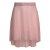 Dame Dansebutikken Skørter Til Skøjteløb|Ballet Underdele Damer-Rosa pull on mesh skørt fra Mara Dancewear