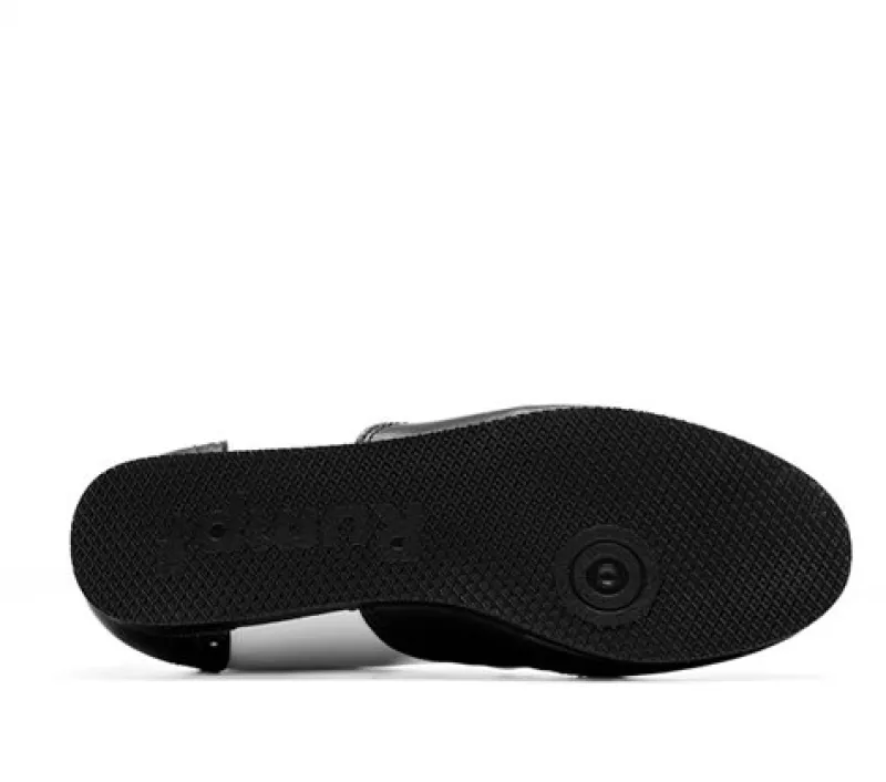 Dame Dansebutikken Sneakers Herrer|Linedance Sko Herrer-Rumpf sammy sneaker fuldsål i sort hvid skind