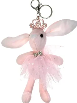 Børn Dansebutikken Andet Til Ballet|Balletting Børn-Sød balletkanin nøglering i rosa