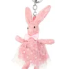 Børn Dansebutikken Andet Til Ballet|Balletting Børn-Sød kanin nøglering i rosa med tutu