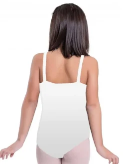 Børn Dansebutikken Dragter Piger|Balletdragter Børn-Seré hvid dragt m.stropper ballet/gymnastik