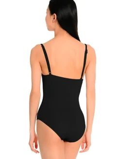 Dame Dansebutikken Dragter Damer|Balletdragter Damer-Seré sort dragt m. justerbare stropper