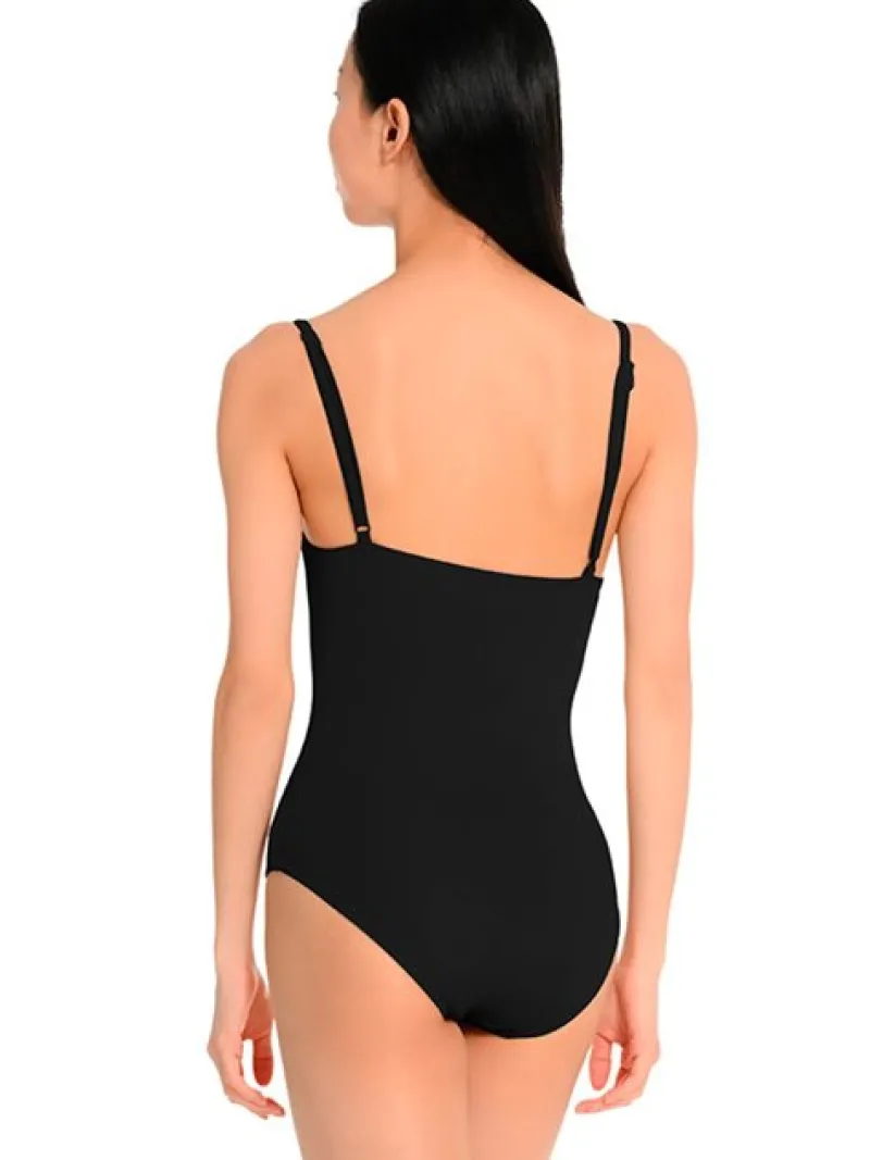 Dame Dansebutikken Dragter Damer|Balletdragter Damer-Seré sort dragt m. justerbare stropper