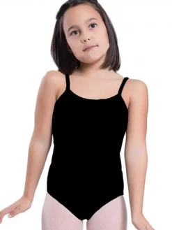 Børn Dansebutikken Dragter Piger|Balletdragter Børn-Seré sort dragt m.stropper ballet/gymnastik
