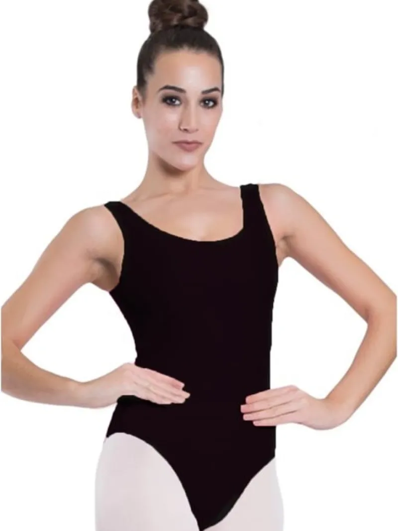 Dame Dansebutikken Dragter Damer|Balletdragter Damer-Seré sort dragt u.ærmer ballet/gymnastik