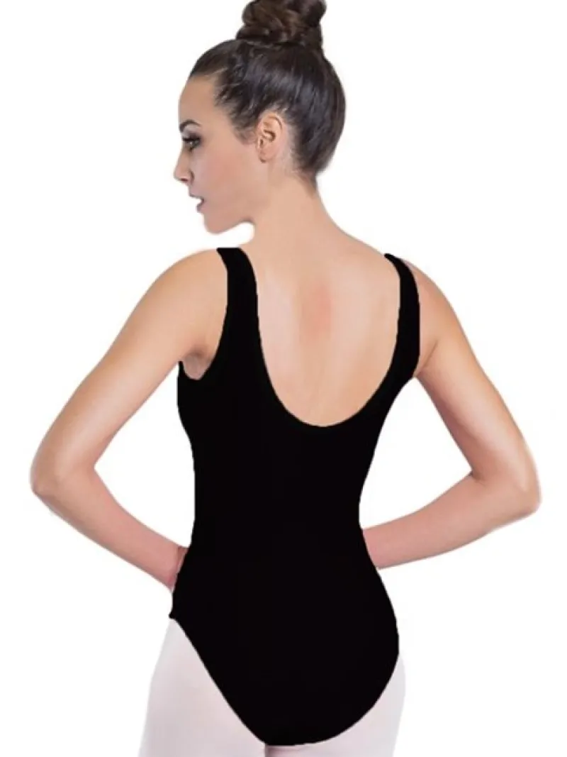 Dame Dansebutikken Dragter Damer|Balletdragter Damer-Seré sort dragt u.ærmer ballet/gymnastik
