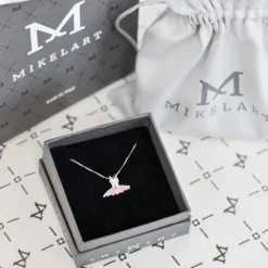 Børn Dansebutikken Andet Til Ballet|Balletting Børn-Sølv halskæde balletdanser tutu Mikelart