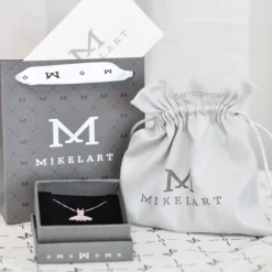 Børn Dansebutikken Andet Til Ballet|Balletting Børn-Sølv halskæde balletdanser tutu Mikelart