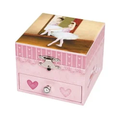 Børn Dansebutikken Balletting Børn-Smykkeskrin med ballerina i tutu og musik