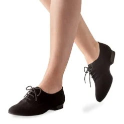 Dame Dansebutikken Orgelsko Damer|Folkedansesko Damer-Sort dame dansesko Werner Kern 1,5 cm hæl