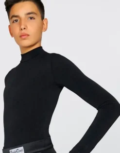 Dansebutikken Dansetøj Herrer-Sort dansebody til herrer - Ready4dance