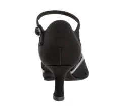 Dame Dansebutikken Tangosko Damer|Social Dansesko-Sort dansesko fra Diamant i ruskind og lak