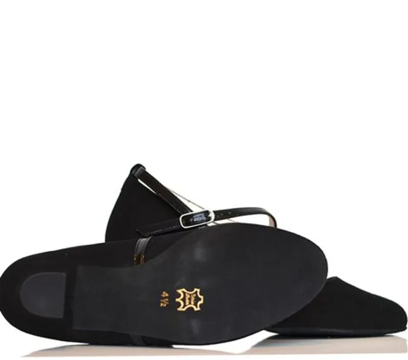 Dame Dansebutikken Standardsko Damer|Social Dansesko-Sort dansesko Tabea med aftagelig sål Werner Kern