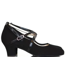 Dame Dansebutikken Standardsko Damer|Social Dansesko-Sort dansesko Tabea med aftagelig sål Werner Kern