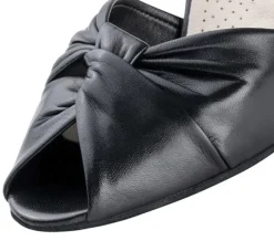 Dame Dansebutikken Salsasko Damer|Latinsko Damer-Sort dansesko Vera med lav hæl Werner Kern