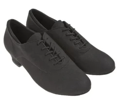 Dame Dansebutikken Salsasko Damer|Tangosko Damer-Sort dansetræningssko fra Diamant i microfiber til damer