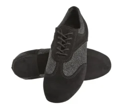 Dame Dansebutikken Linedance Sko Damer|Træningssko Damer-Sort flot lav dansesko til damer