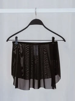 Dame Dansebutikken Ballet Underdele Damer-Sort Grishko pull-on skørt med tynd elastik kant